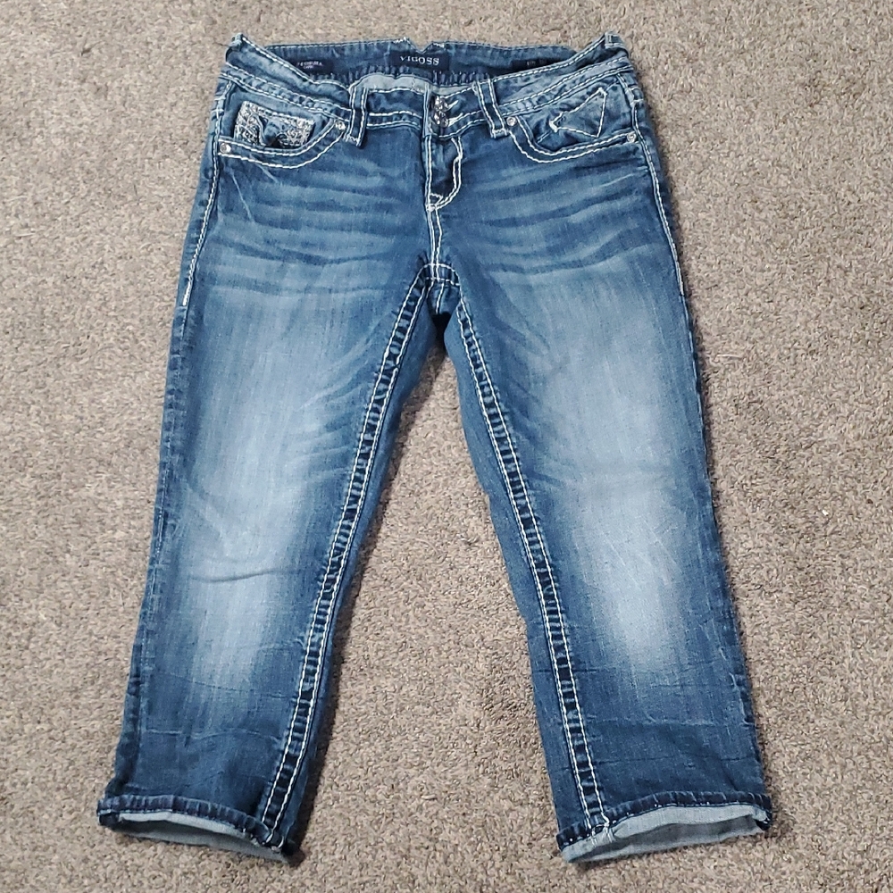 Vigoss Women's Blue Cropped Jeans